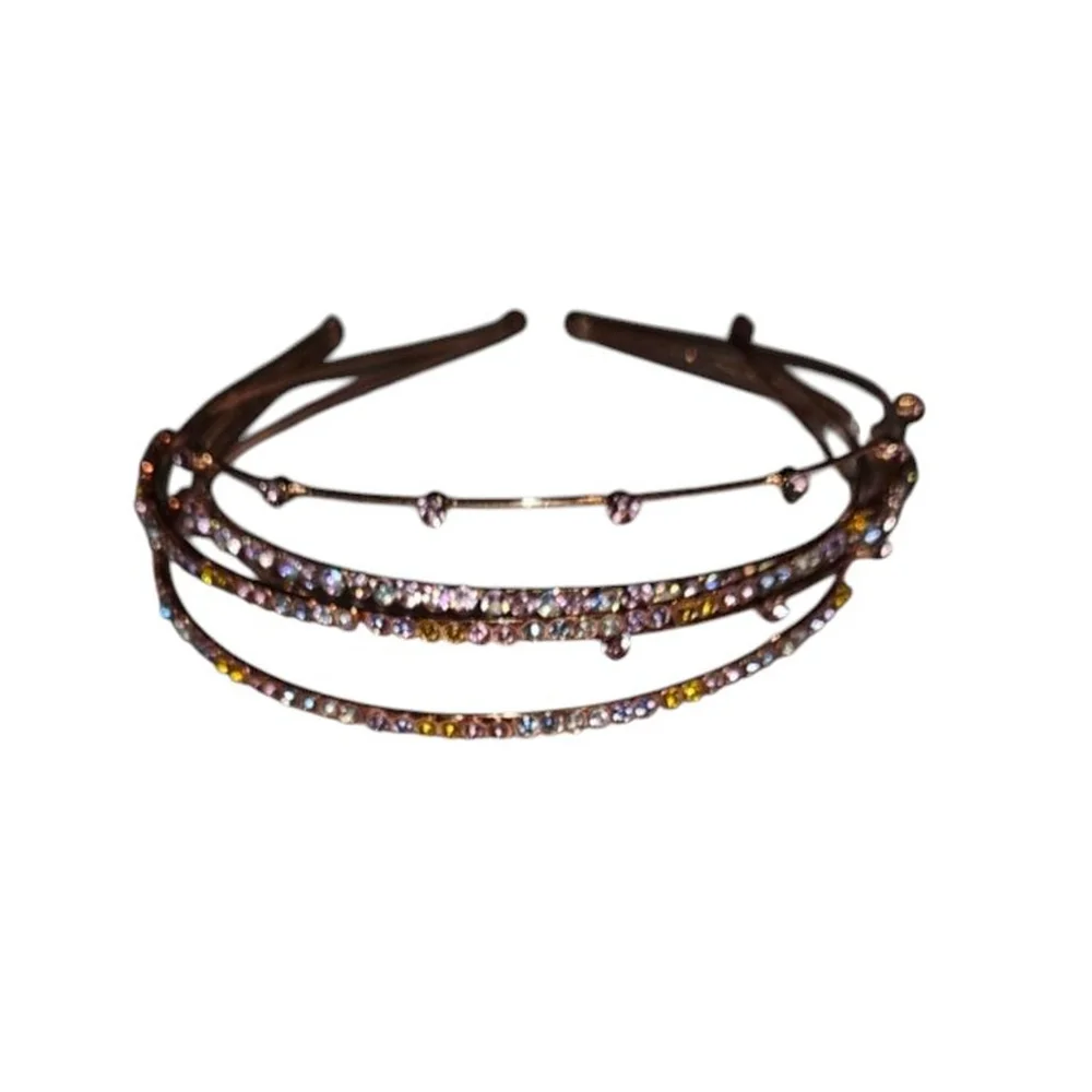 Girls The Children's Place Headband One Size Rose Gold Multi-color